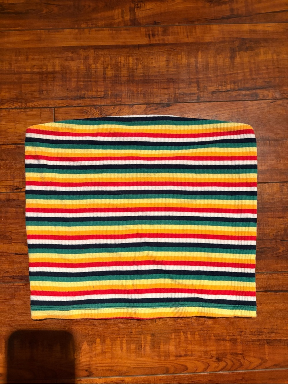 American Eagle Outfitters y2k Multicolor Striped Ribbed Tube Top | Size Small